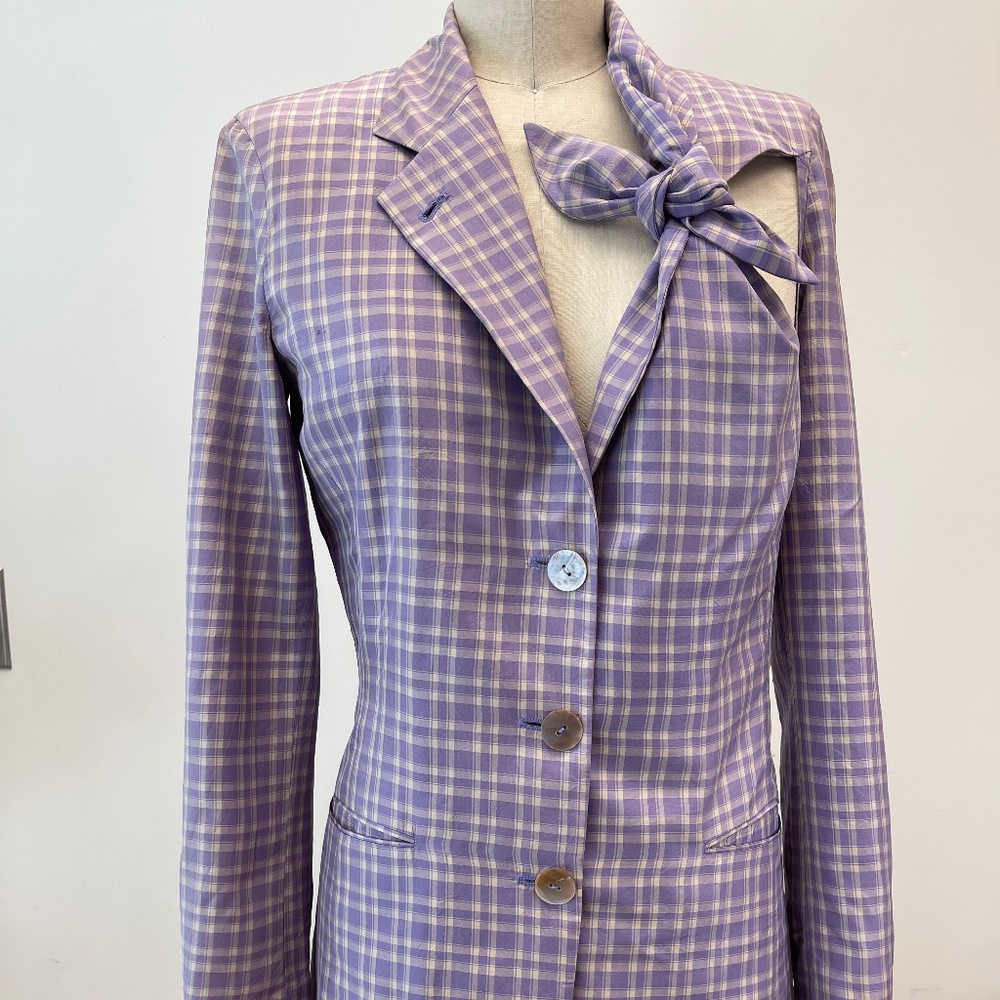 Jean Paul Gaultier Femme Silk Cut-Out Blazer